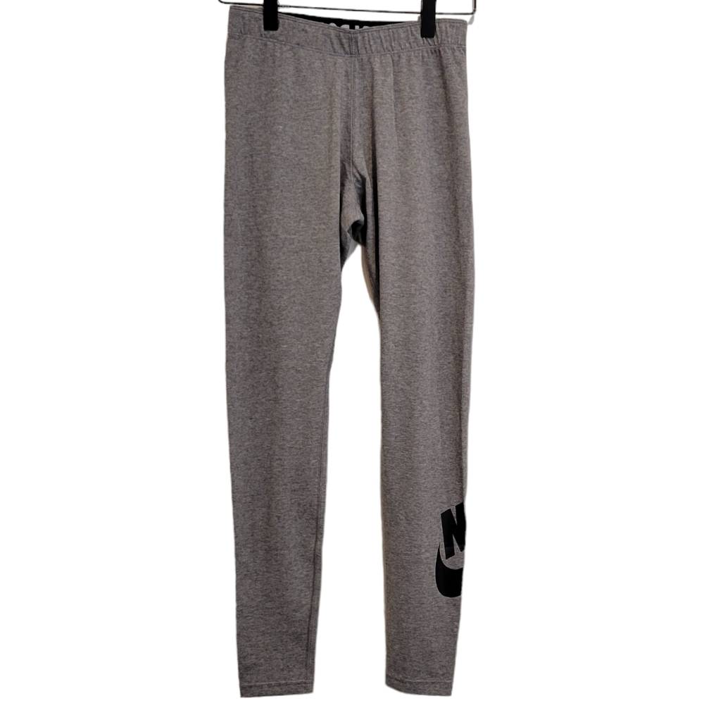 Nike Gray Leg a See High Waisted Sportswear Performance Leggings Small Elastic